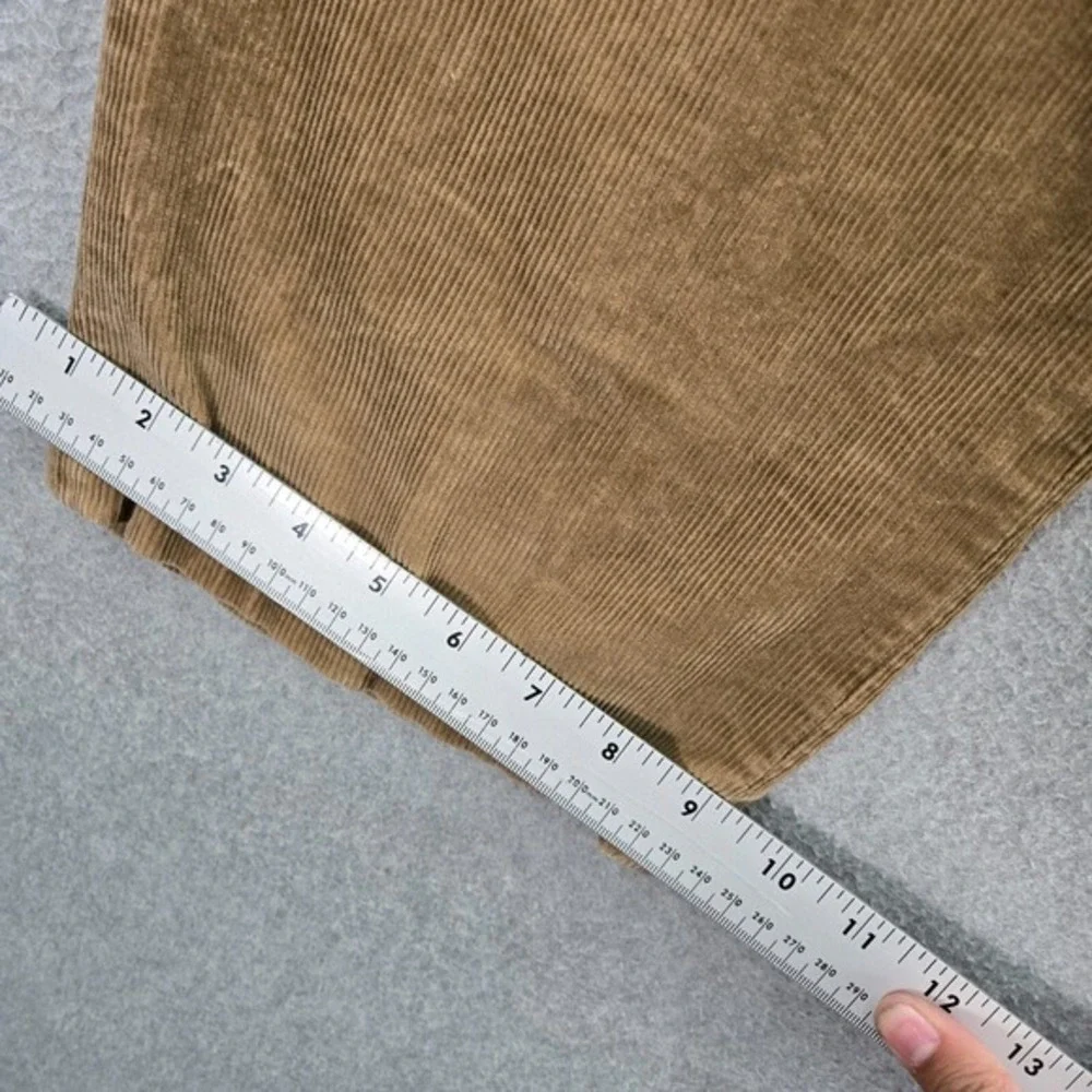 Polo Ralph Lauren Men Pants 36x28 Brown Corduroy Chino Straight‎ Stretch Classic